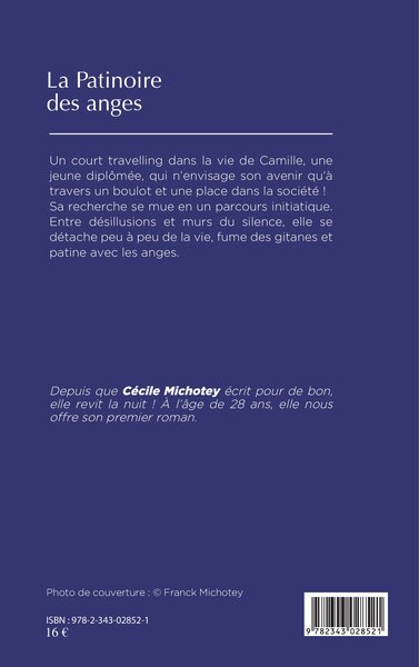 PATINOIRE DES ANGES, Roman (9782343028521-back-cover)