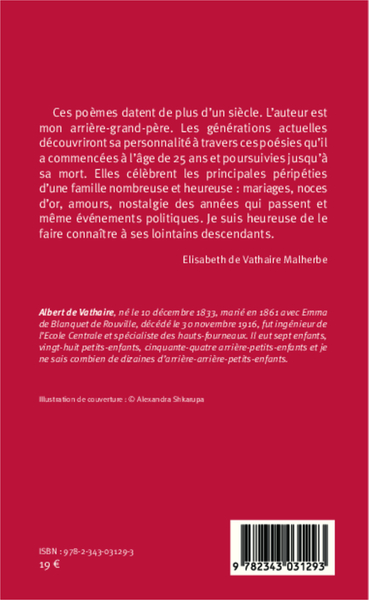 Epines fleuries, Poèmes (9782343031293-back-cover)