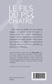 Le fils du psychiatre, Pièce en trois actes (9782343001104-back-cover)