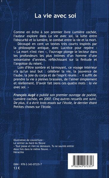 La vie avec soi (9782343072357-back-cover)