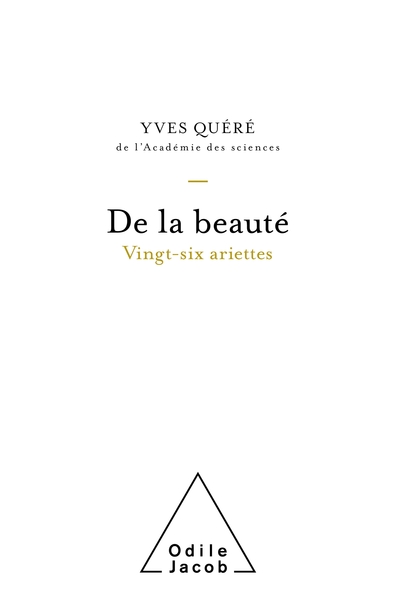 De la beauté, Vingt-six ariettes (9782738157492-front-cover)