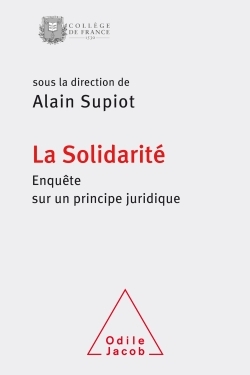 La Solidarité, Enquête sur un principe juridique (9782738131430-front-cover)