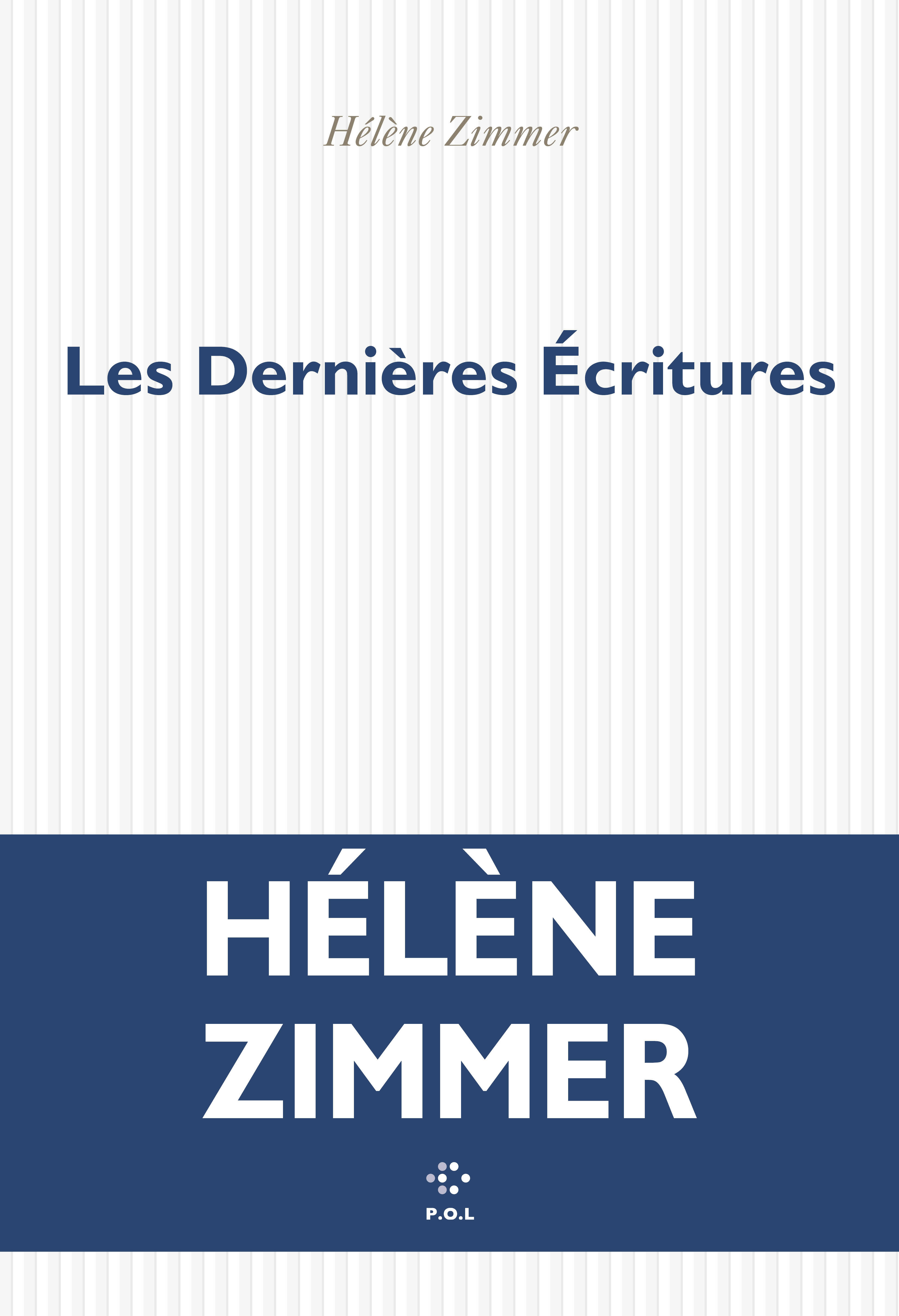 Les Dernières Écritures (9782818059562-front-cover)
