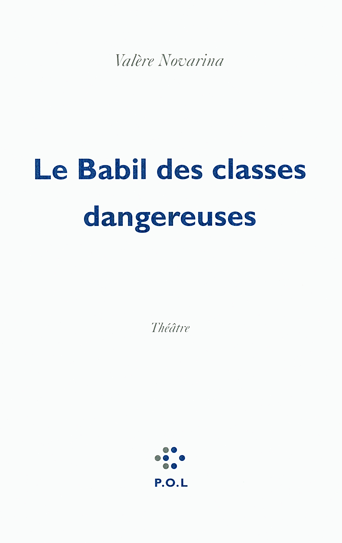 Le Babil des classes dangereuses (9782818012802-front-cover)