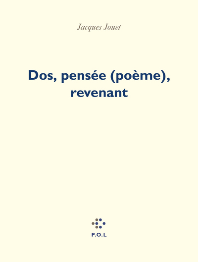Dos, pensée (poème), revenant (9782818048016-front-cover)