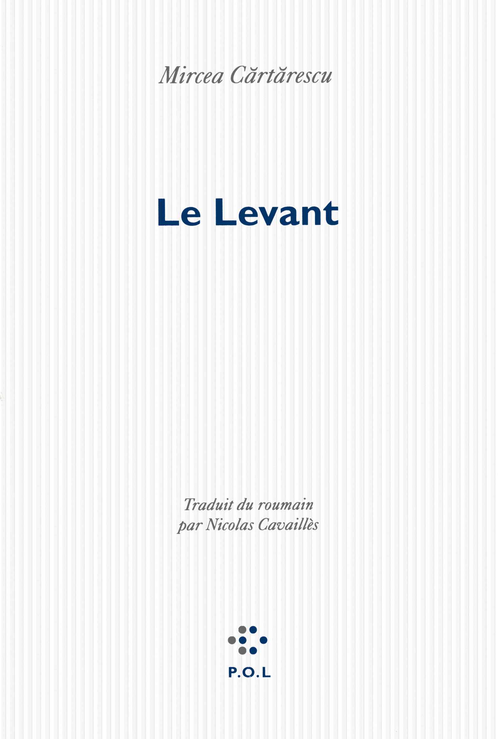 Le Levant (9782818019894-front-cover)