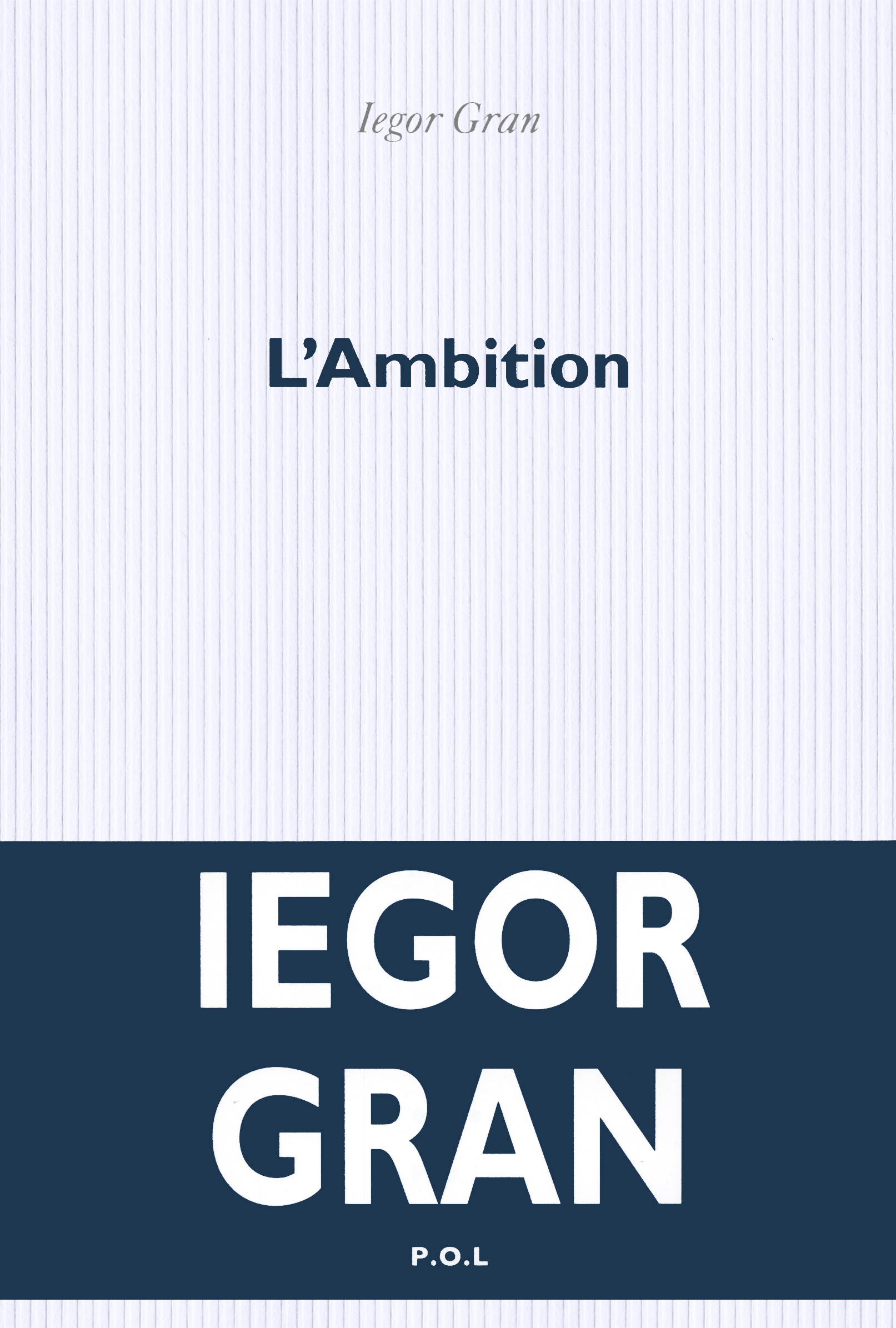 L'Ambition (9782818017555-front-cover)