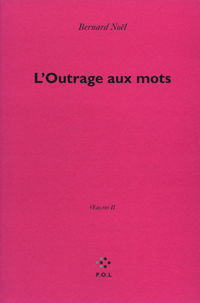 L'Outrage aux mots (9782818013649-front-cover)