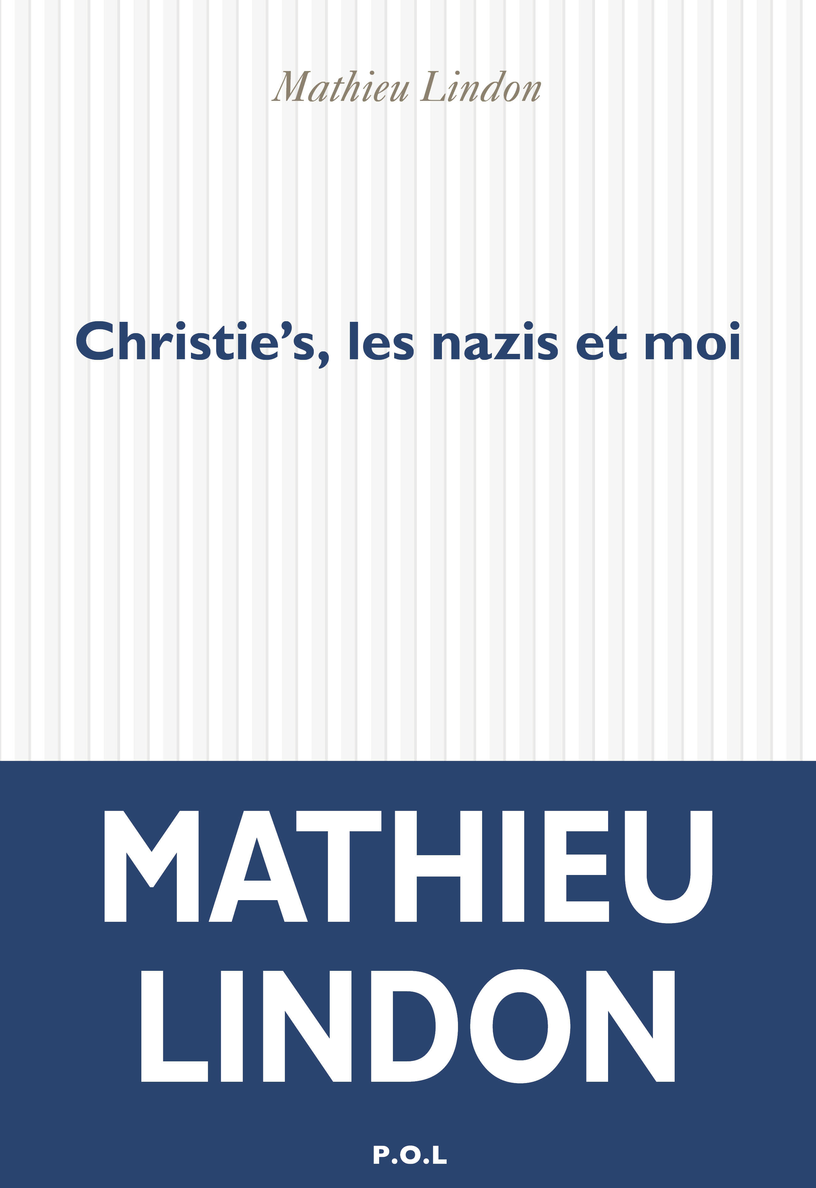 Christie's, les nazis et moi (9782818064870-front-cover)