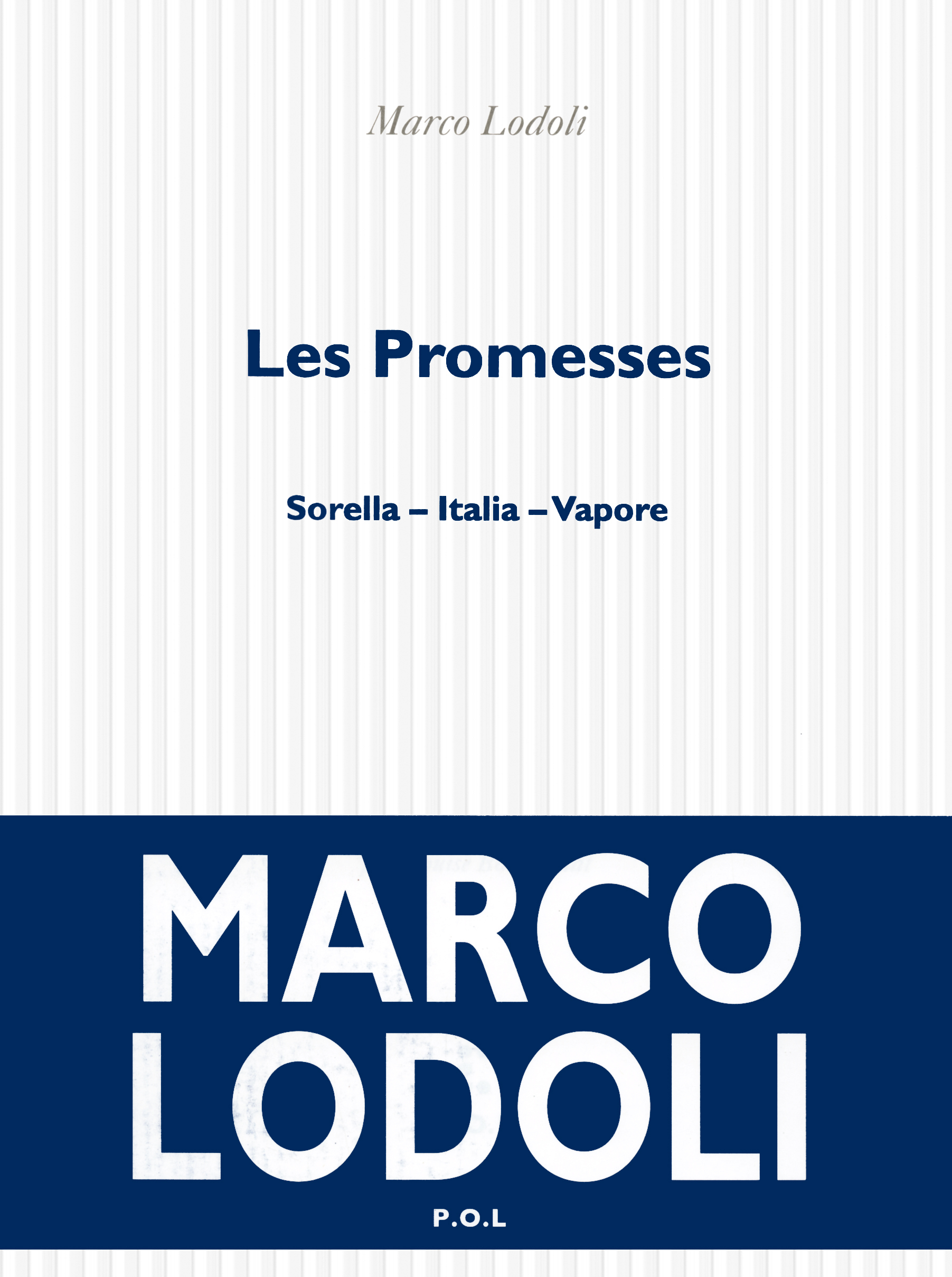 Les Promesses (9782818017111-front-cover)