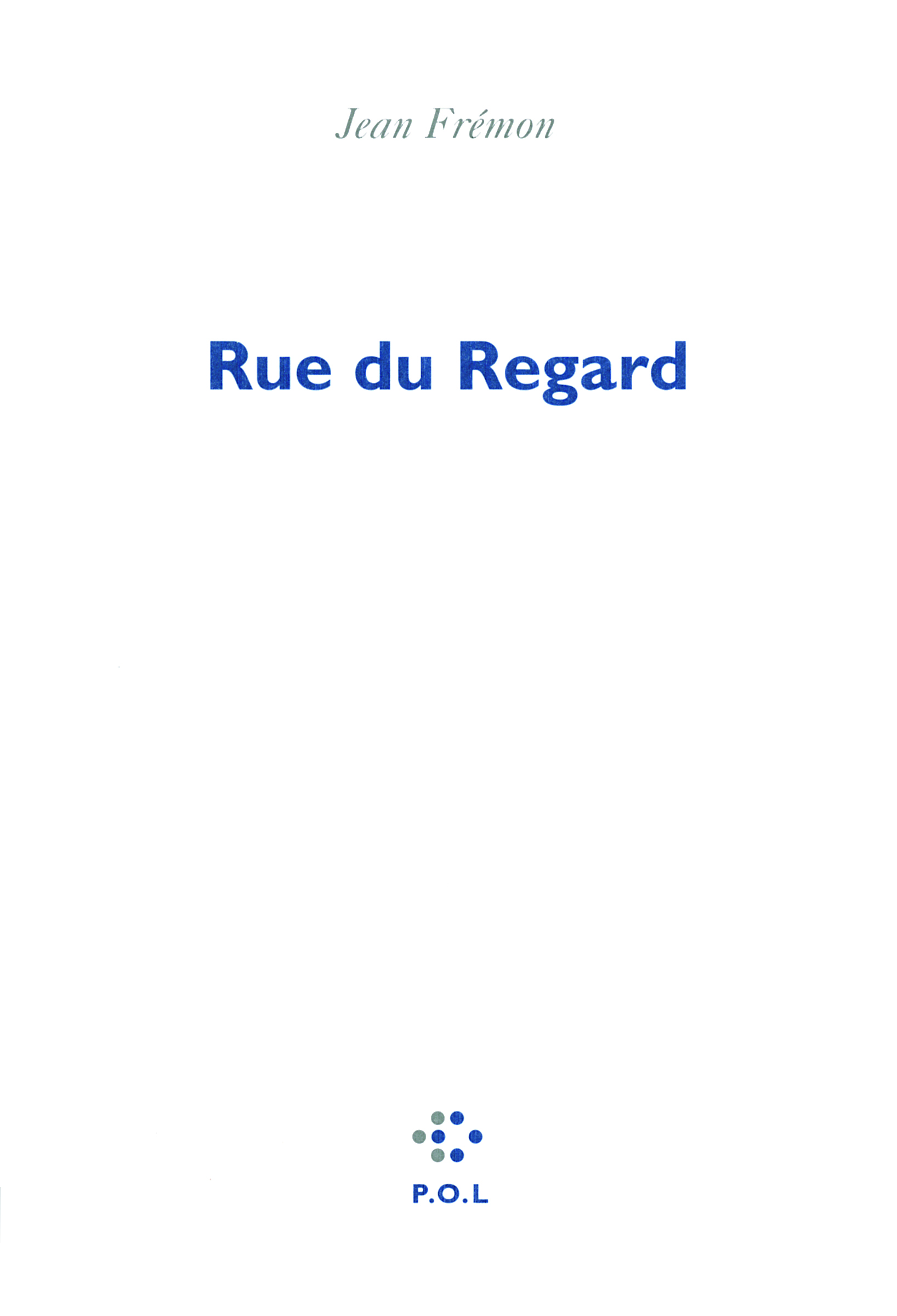 Rue du Regard (9782818016091-front-cover)