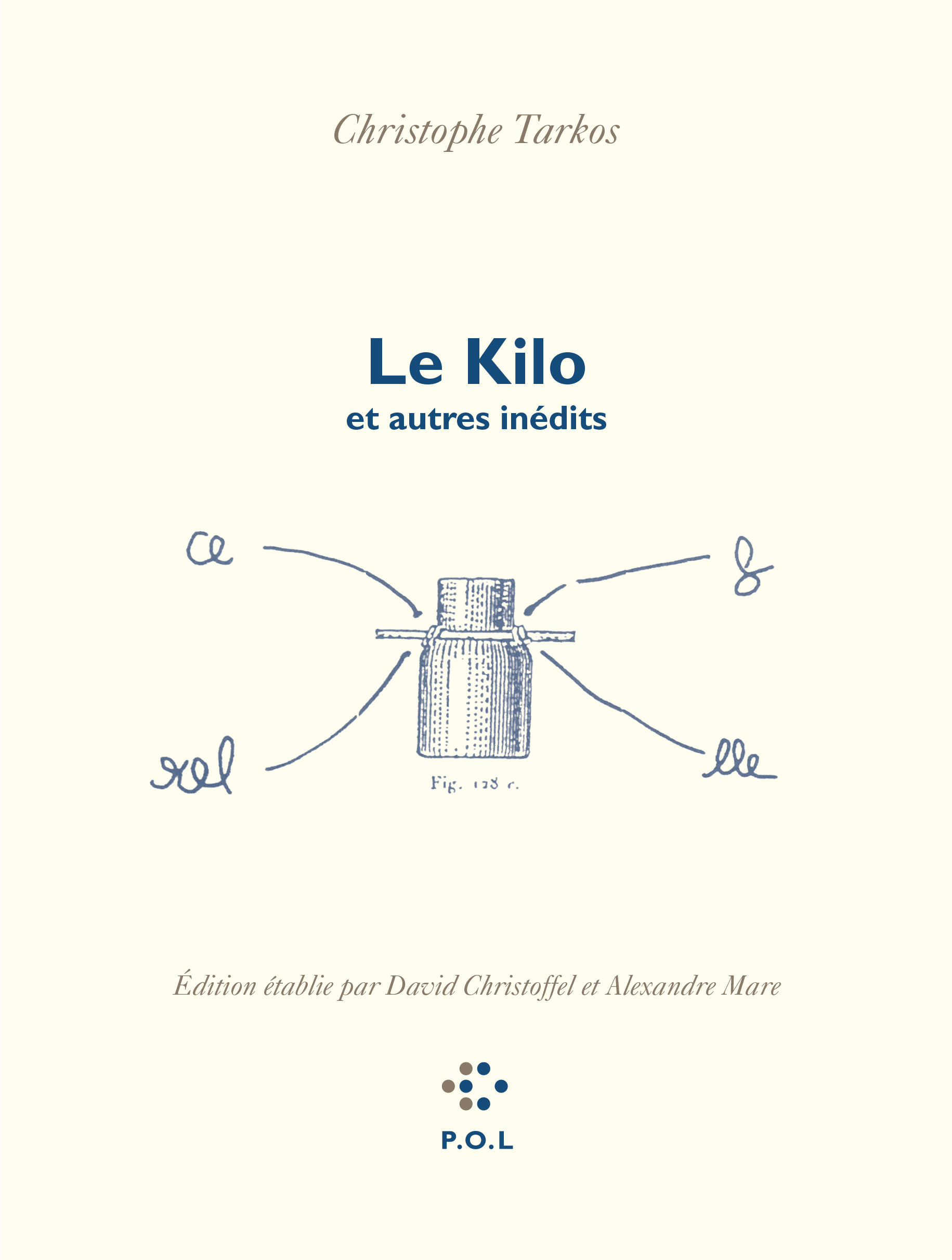 Le Kilo et autres inédits (9782818054444-front-cover)