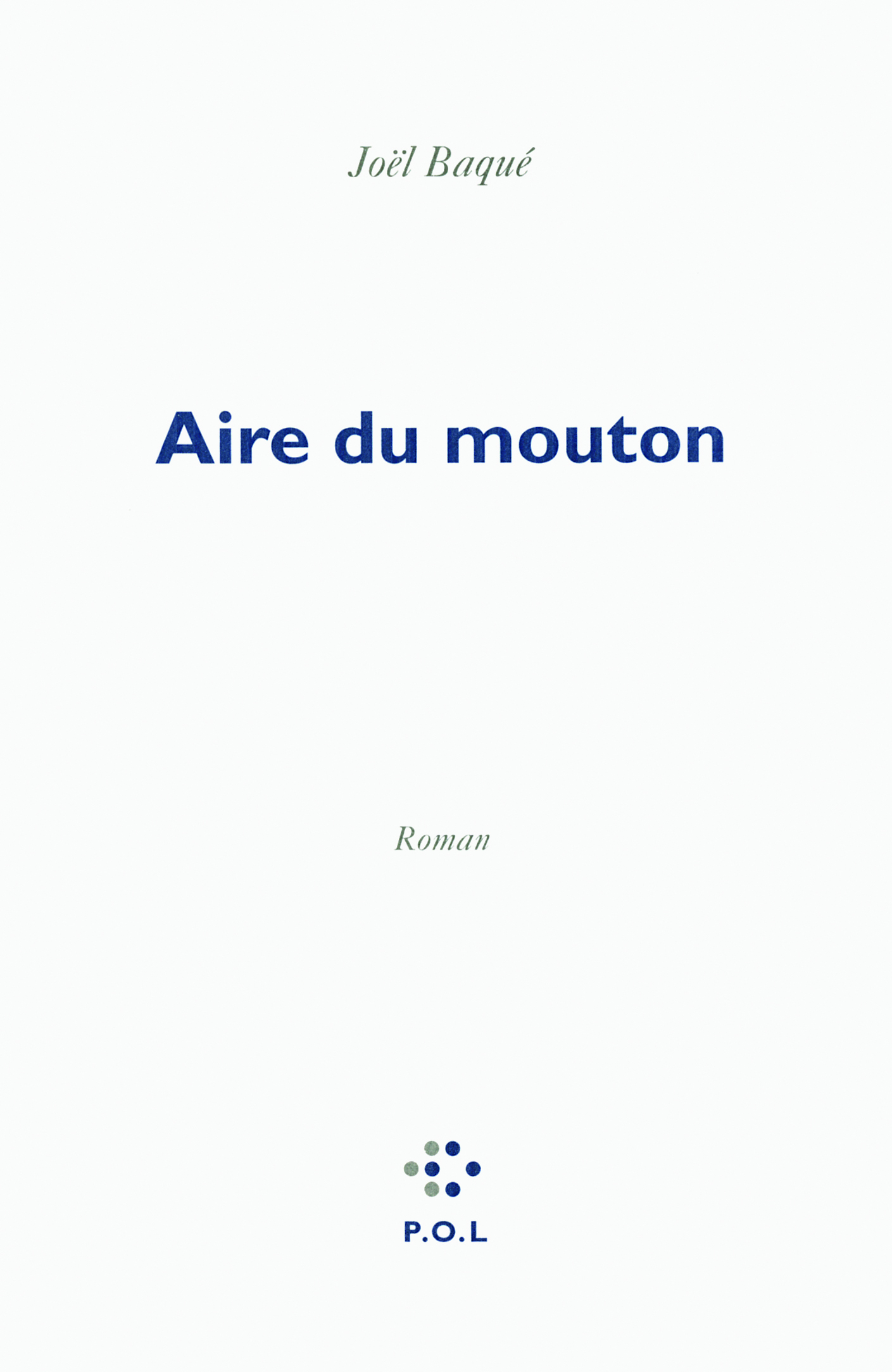 Aire du mouton (9782818013403-front-cover)