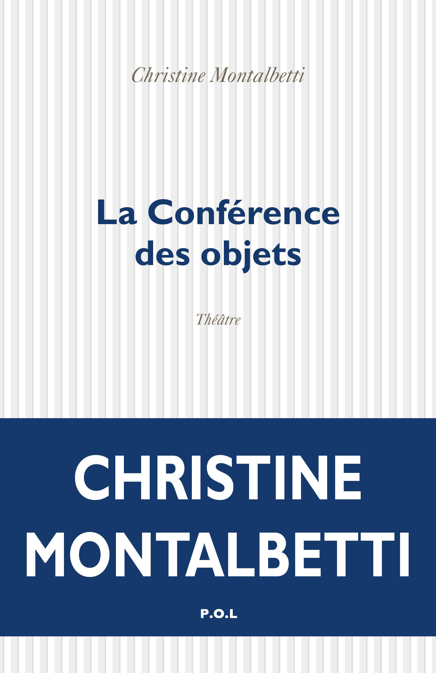 La Conférence des objets (9782818048931-front-cover)