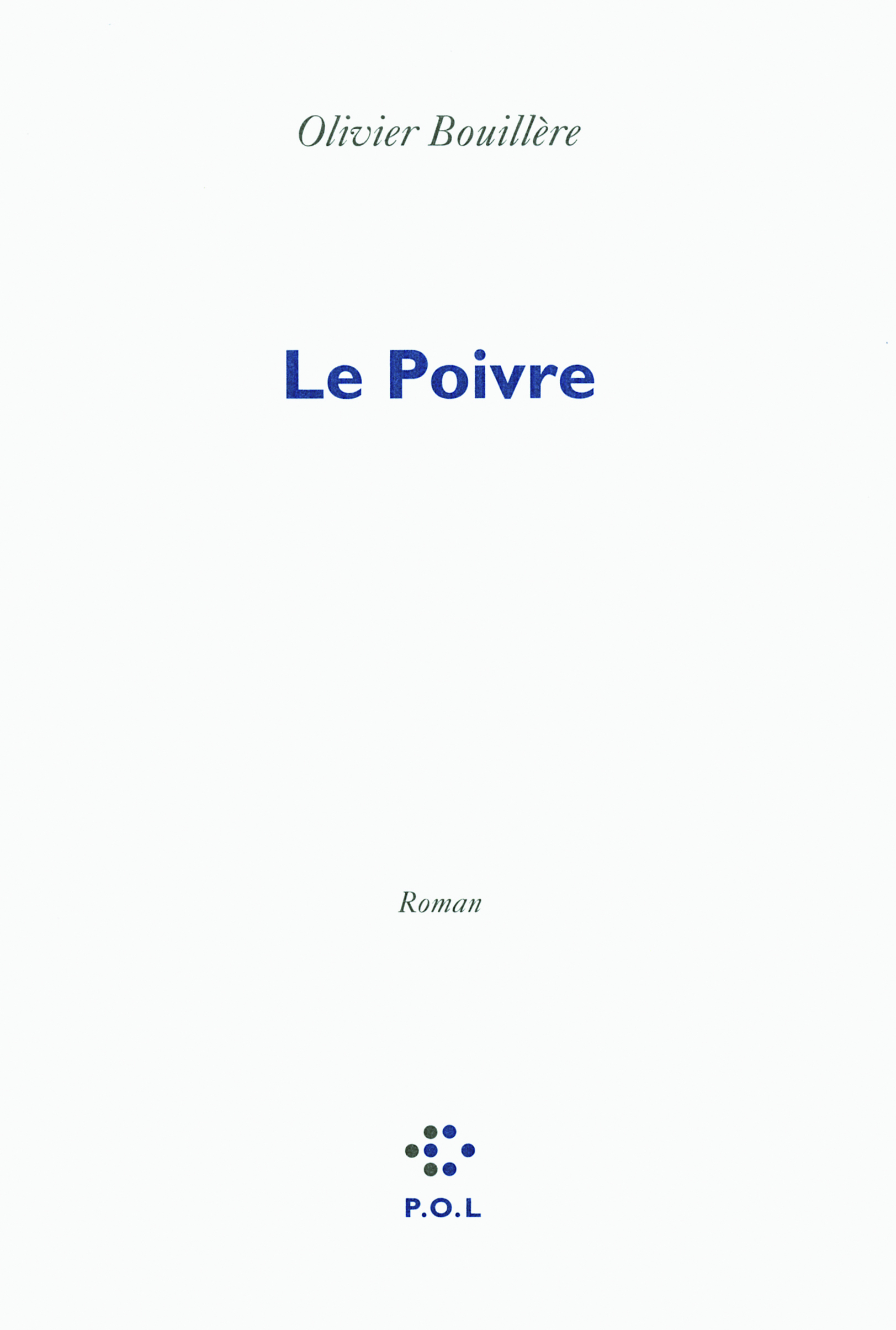 Le Poivre (9782818016671-front-cover)