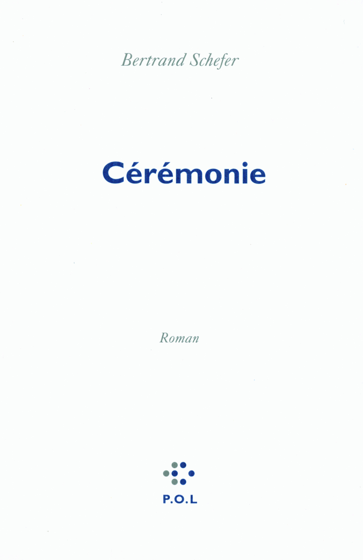 Cérémonie (9782818014912-front-cover)