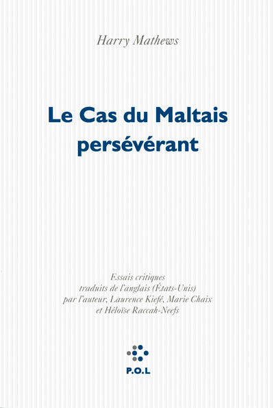 Le Cas du Maltais persévérant (9782818018033-front-cover)