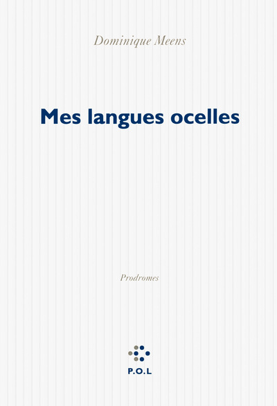 Mes langues ocelles, Prodromes (9782818040577-front-cover)