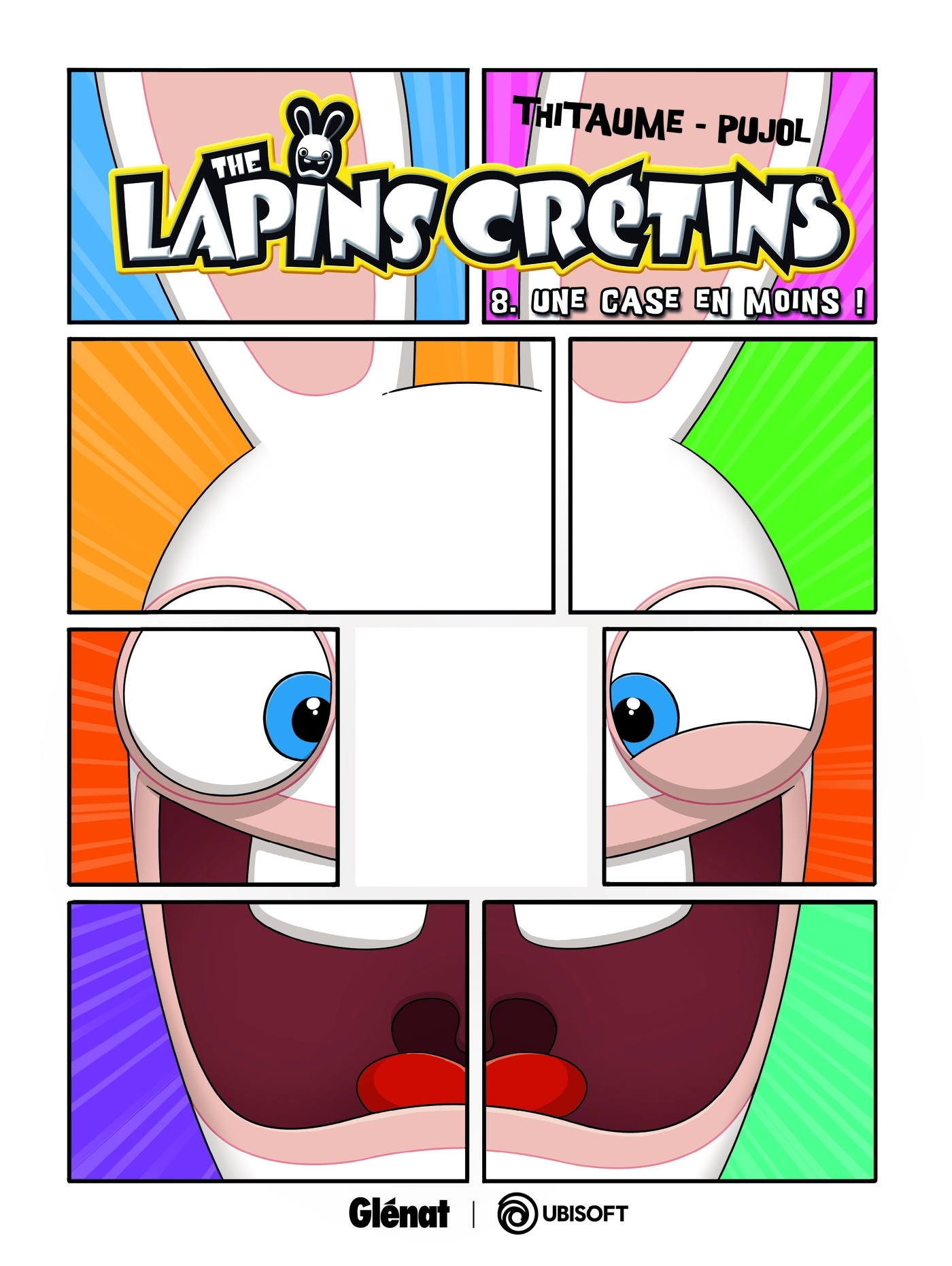 The Lapins Crétins - Tome 08, Une case en moins ! (9782918771449-front-cover)