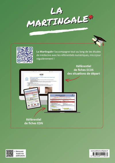 ECOS, Dermatologie - Maladie infectieuse - Médecine interne - Pharmacologie - Santé Publique (9782340111073-back-cover)