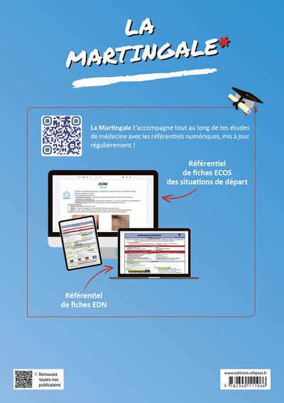 ECOS, Cardiologie - Pneumologie - Néphrologie - Urologie - Pédiatrie - Gériatrie - Soins palliatifs (9782340111066-back-cover)