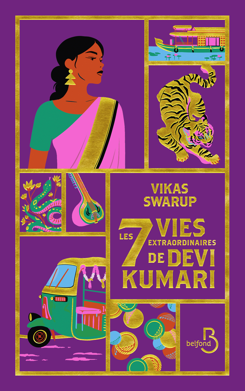 Les 7 Vies extraordinaires de Devi Kumari (9782714404268-front-cover)