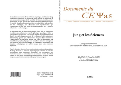 Jung et les sciences, Colloque international - Université Libre de Bruxelles, 21 et 22 mars 2009 (9782875250032-front-cover)