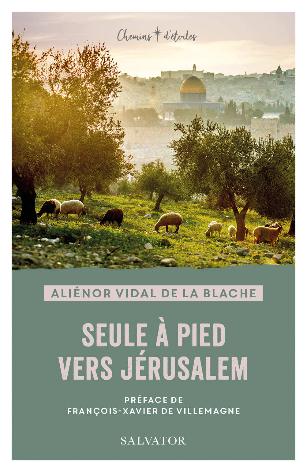 Seule à pied vers Jérusalem (9782706724862-front-cover)