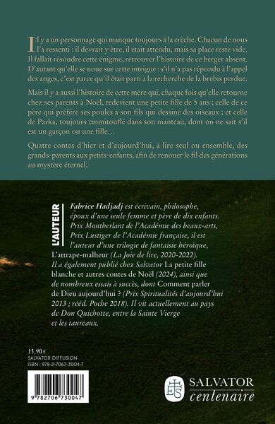 Le berger perdu, et autres contes de Noël (9782706730047-back-cover)