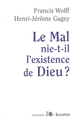 Le mal nie-t-il l'existence de Dieu (9782706705625-front-cover)