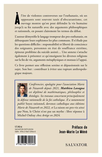 L’euthanasie en débat, Peut-on donner la mort par compassion ? (9782706729560-back-cover)