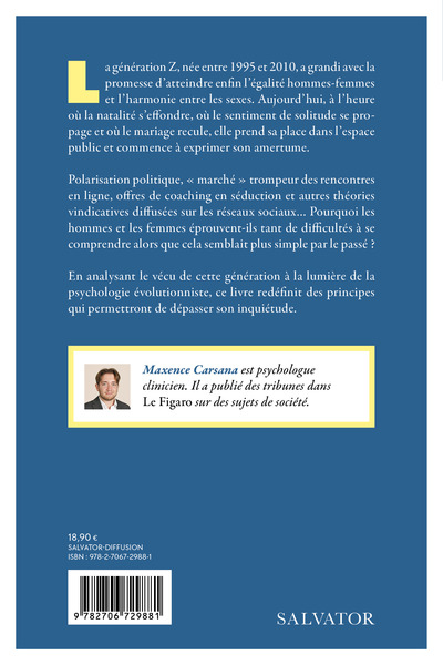 Hommes, femmes : Sortir des idées toxiques, Mémo pour la Génération Z (9782706729881-back-cover)