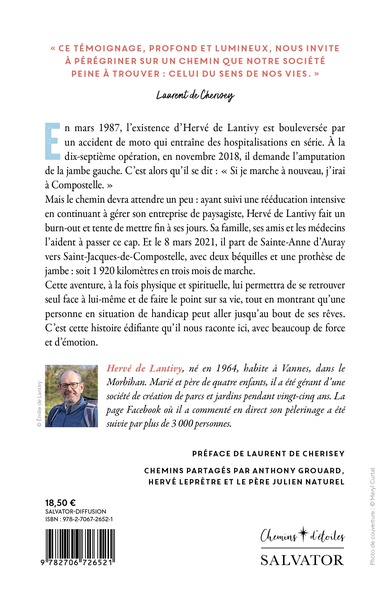 Une prothèse vers Compostelle (9782706726521-back-cover)