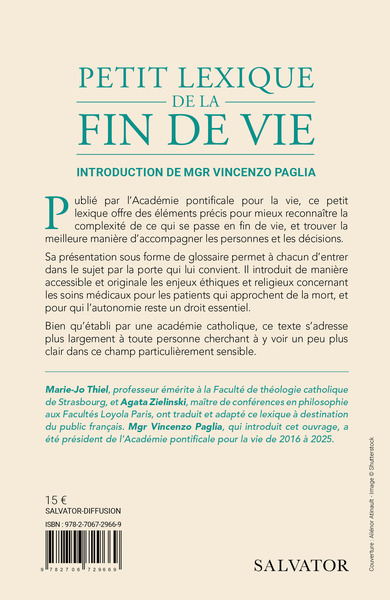 Petit lexique de la fin de vie (9782706729669-back-cover)