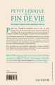 Petit lexique de la fin de vie (9782706729669-back-cover)