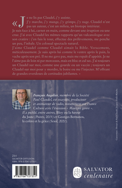 Claudel ou la conversion sauvage (9782706727351-back-cover)