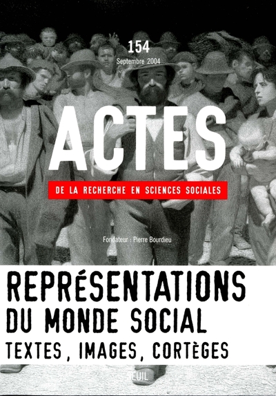 Actes de la recherche en sciences sociales n°154 (9782020628266-front-cover)