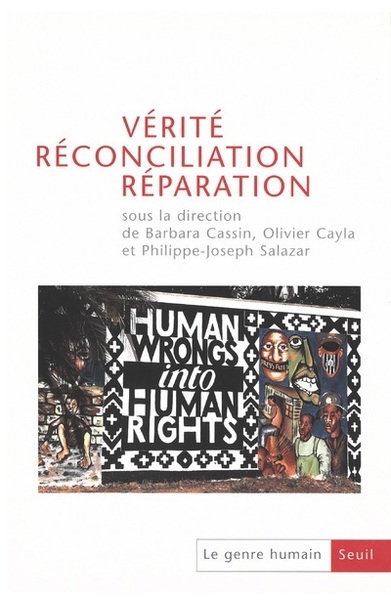Vérité, réconciliation, réparation, tome 43 (9782020628860-front-cover)