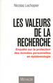 LA RECHERCHE A L'EPREUVE DES NORMES DE CONFIDENTIALITE, Ethique et démarcation (9782841865796-front-cover)