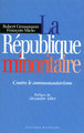 La république minoritaire - contre le communautarisme (9782841861767-front-cover)