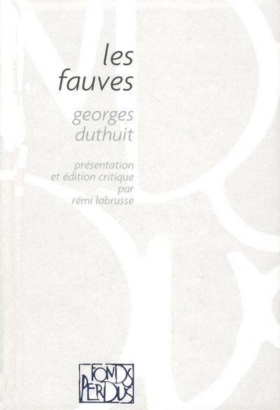 Les fauves (9782841863488-front-cover)
