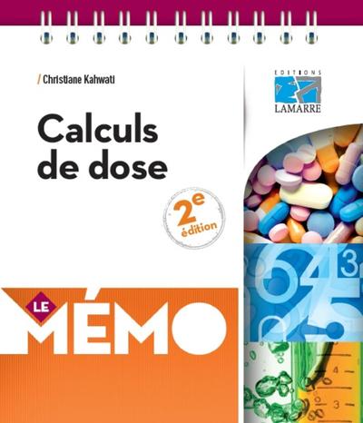 Calculs de dose (9782757309544-front-cover)