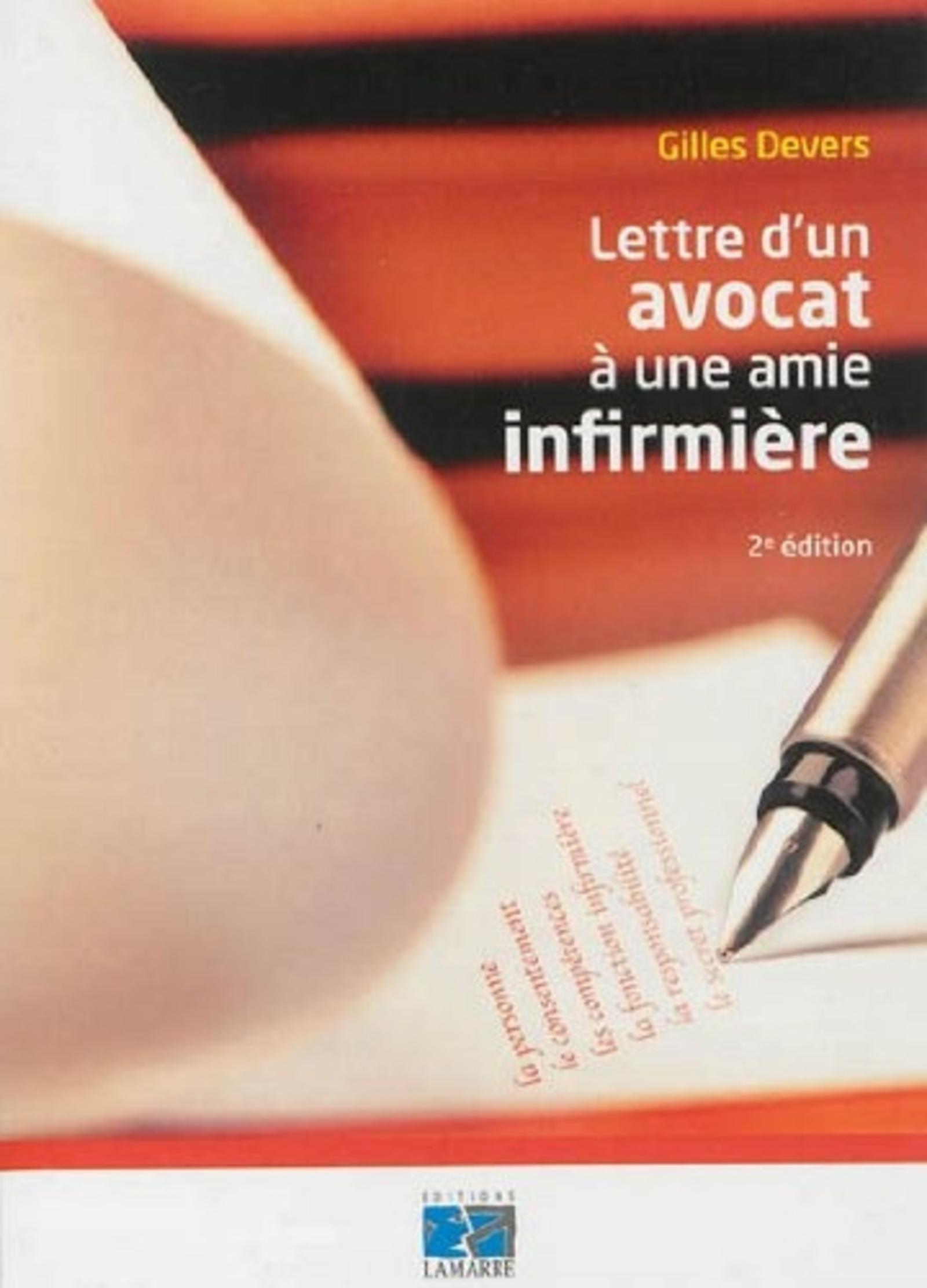 Lettre d'un avocat à une amie infirmière, 2eme édition (9782757306826-front-cover)