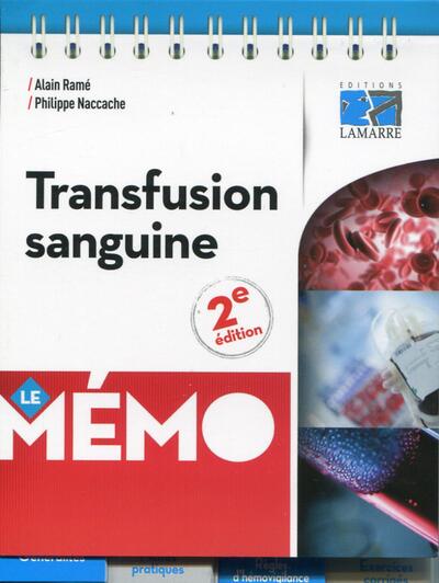 Transfusion sanguine - Le mémo (9782757307885-front-cover)