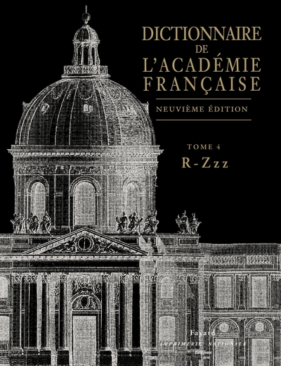 Dictionnaire de l'Académie française, tome 4 (9782213727417-front-cover)