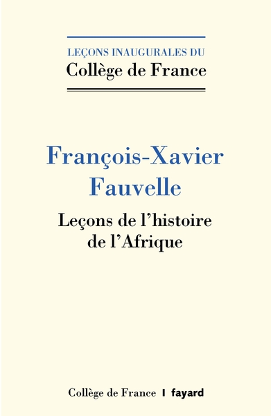 Leçons de l'histoire de l'Afrique (9782213716824-front-cover)