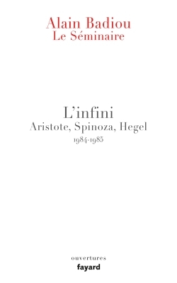 Le Séminaire - L'Infini. (9782213700953-front-cover)