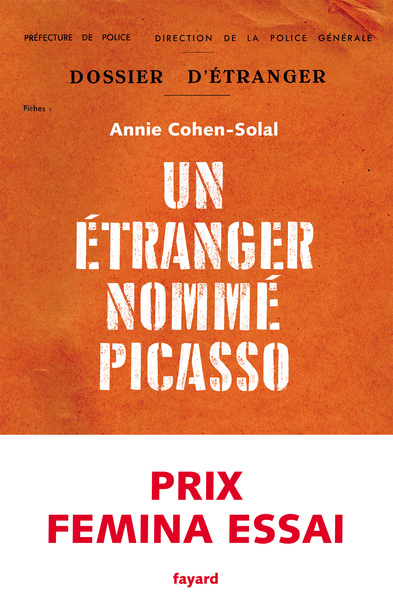 Un étranger nommé Picasso, Prix Femina Essai 2021 (9782213711447-front-cover)