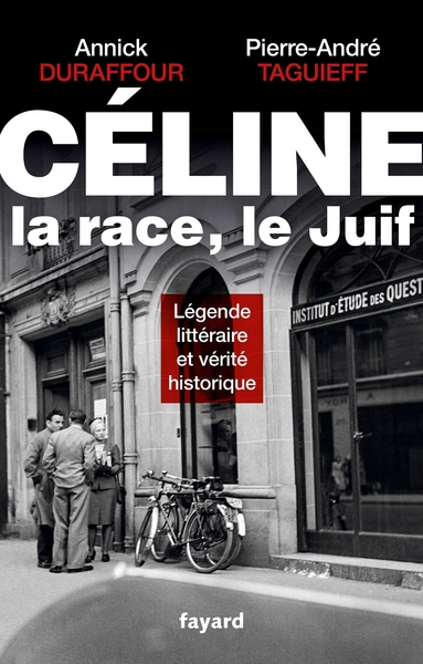 Céline, la race, le Juif (9782213700496-front-cover)