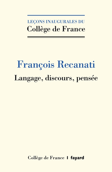 Langage, discours, pensée (9782213717159-front-cover)